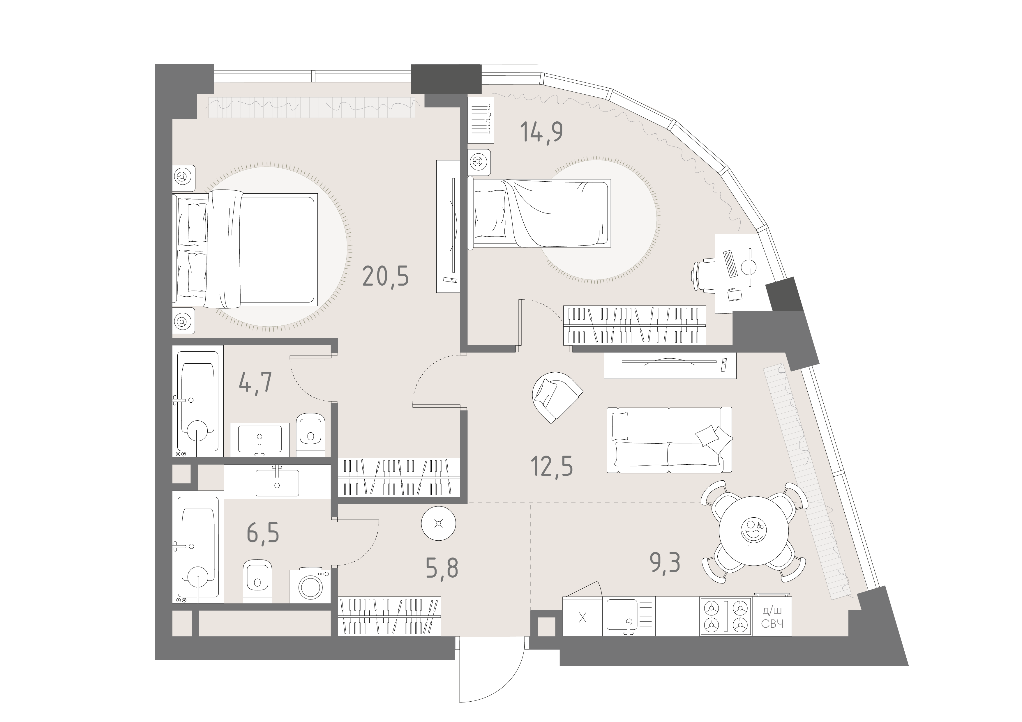 Планировка квартиры